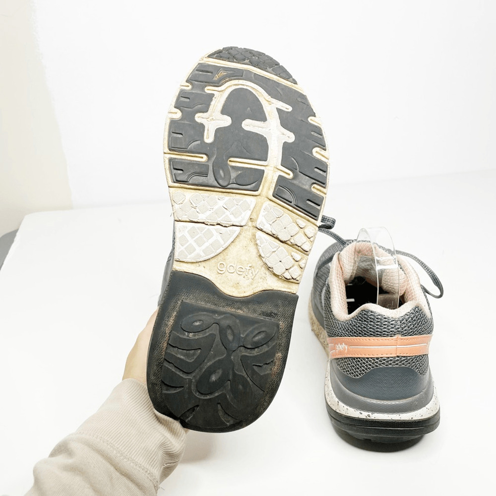 Gravity Defyer GDEFY Mighty Walk Athletic Shoes gray orange comfort Women's 9.5 - Picture 4 of 5